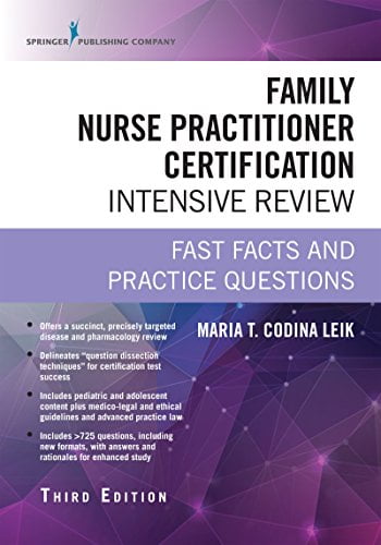 دانلود کتاب اورجینال Family Nurse Practitioner Certification Intensive Review, Third Edition Fast Facts and Practice Questions